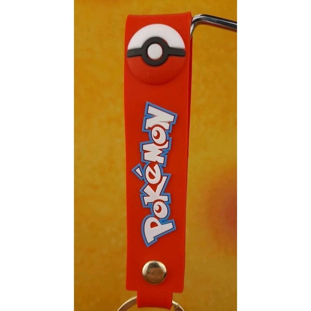 Pokemon Pokeball Psyduck 3D PVC Keychain Backpack‎ Clip 8